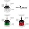 Drill Brush Power Scrubber By Useful Products 5 in W 5 in L Brush, Variety 2in-S-GRW-QC-DB - alternate 5